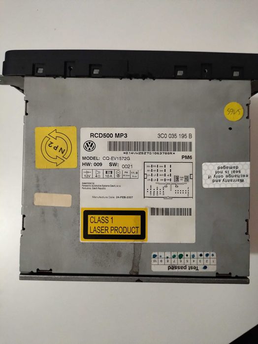 Radio W Passat b6
