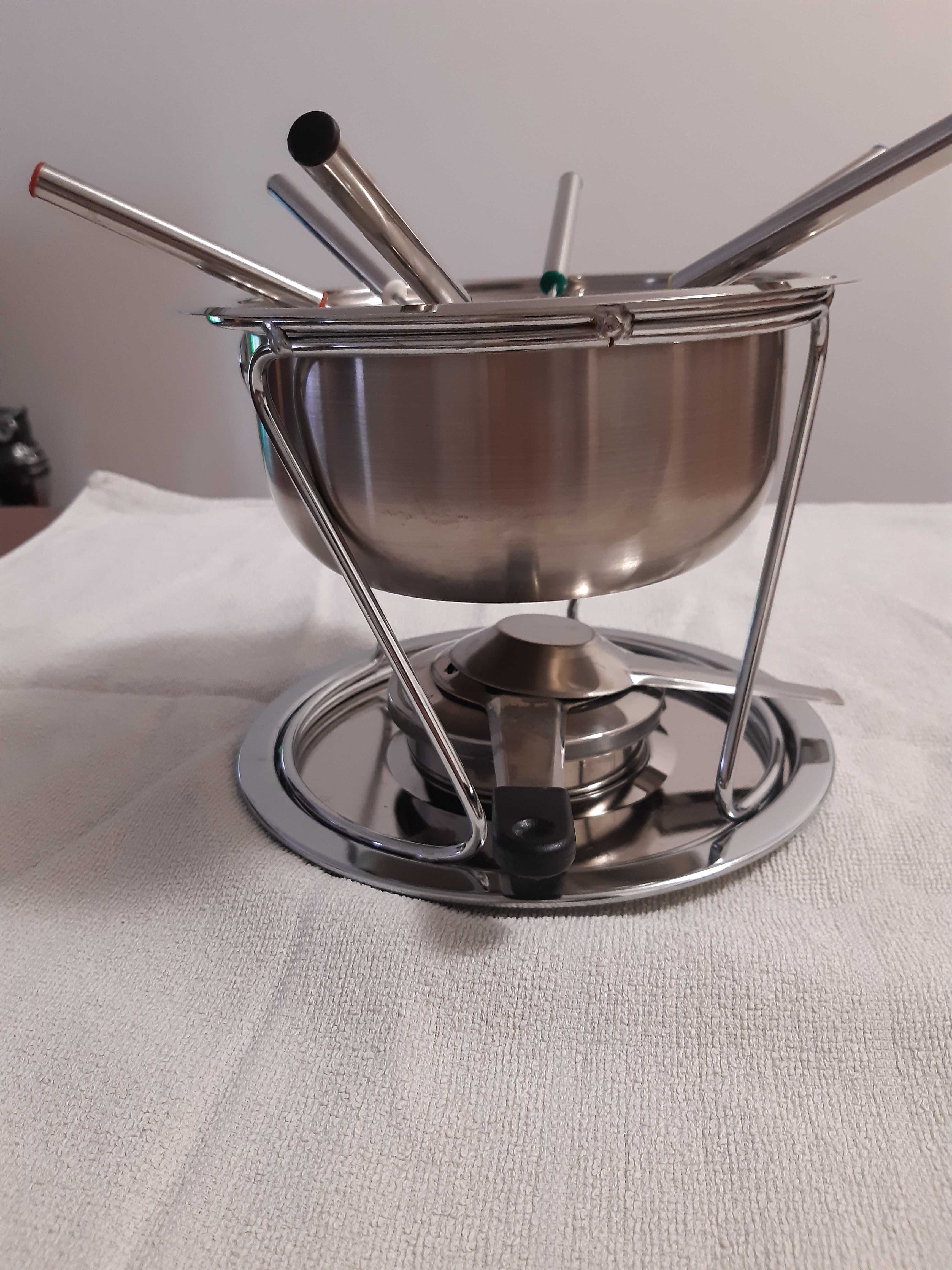 Conjunto de fondue de 10 peças