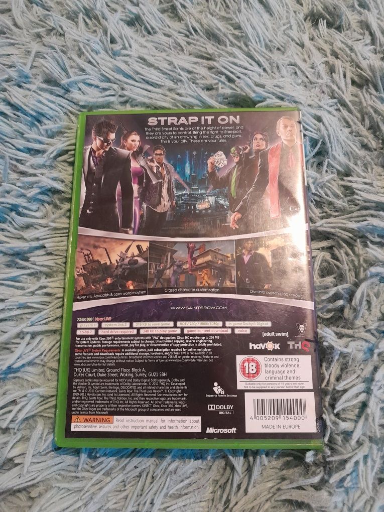 Gra Saints Row the third na Xbox 360