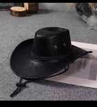 Nowa czapka skórzana kowbojska Texas Western United States