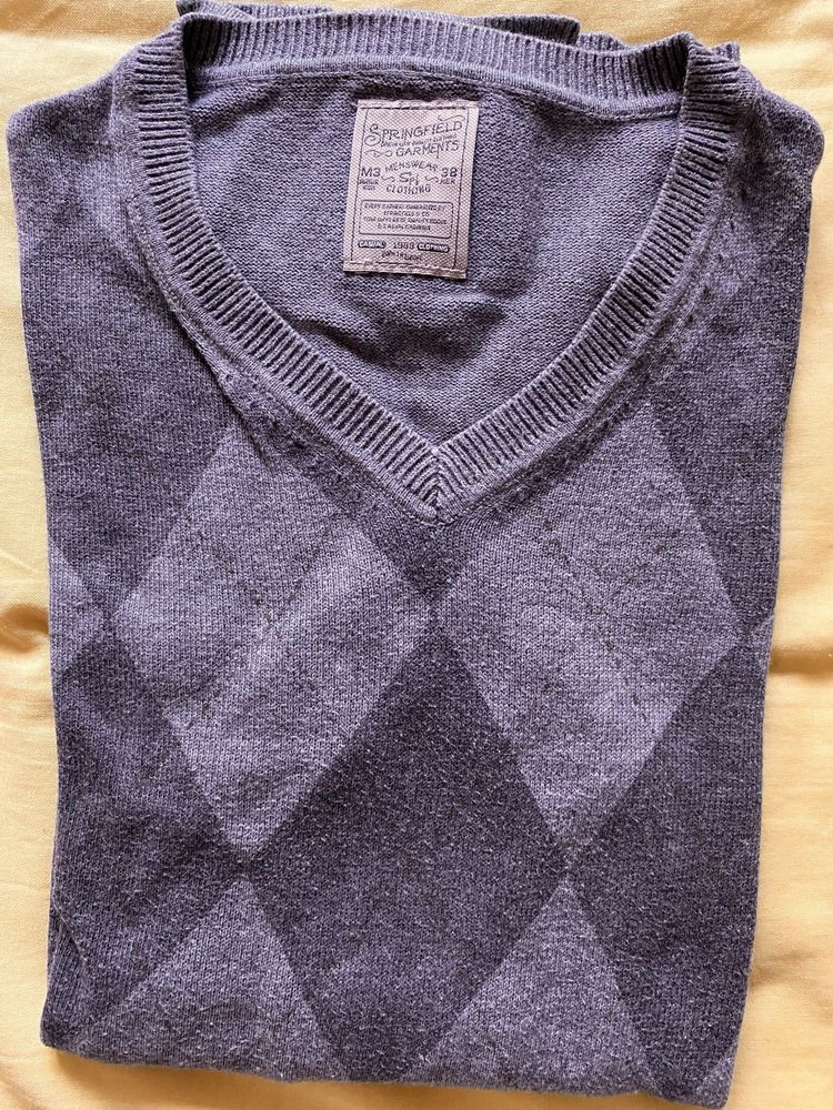 10 camisolas algodão S/M (azul/bege) Zara, Primark, Springfield