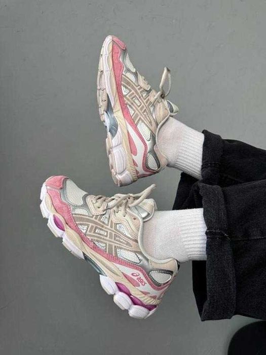 Кроссовки Женские Asics Gel-NYC 1090 Cream Pink/Кросівки Жіночі Асікс