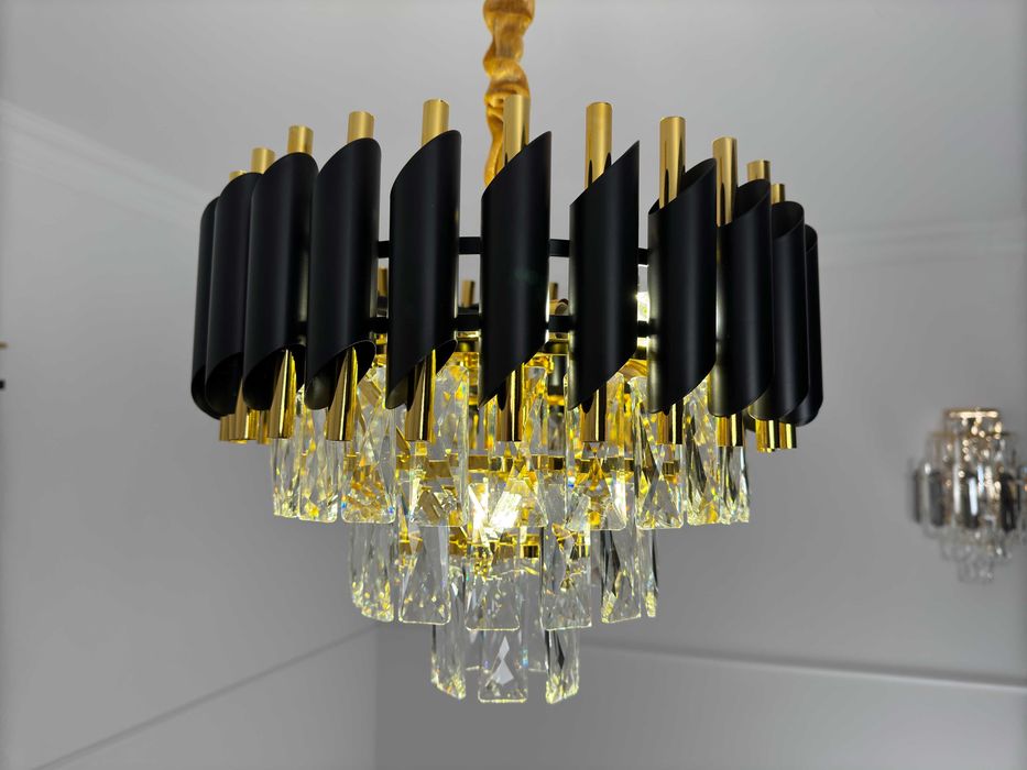Lampa krysztalowa  Glamour 40 cm, 5×E14 – fabrycznie nowa