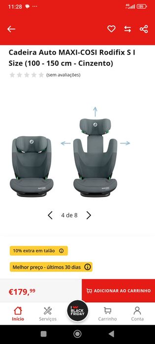 Cadeira auto infantil