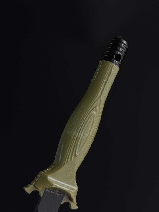 Ніж кортик туристичний 2-2291 сталь D2 KN1140 Ніж із міцним клинком