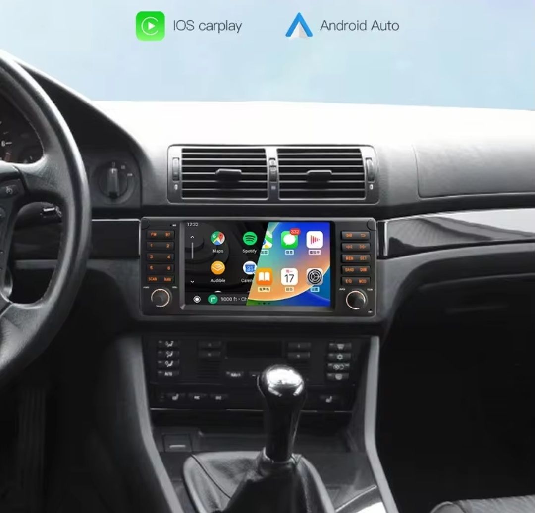 Rádio BMW E39/X5 E53 Android (Novo)