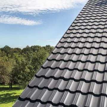 GERMANIA SIMETRIC - unikalne, potrójne przetłoczenia blachodachówki.