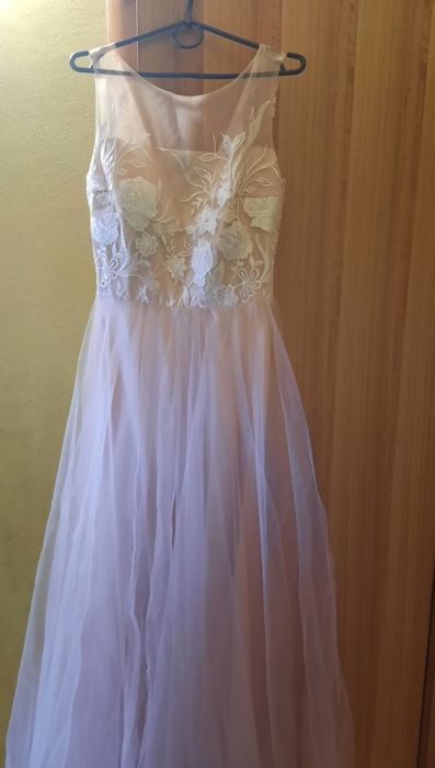 Сукня для особливого випадку пудрова