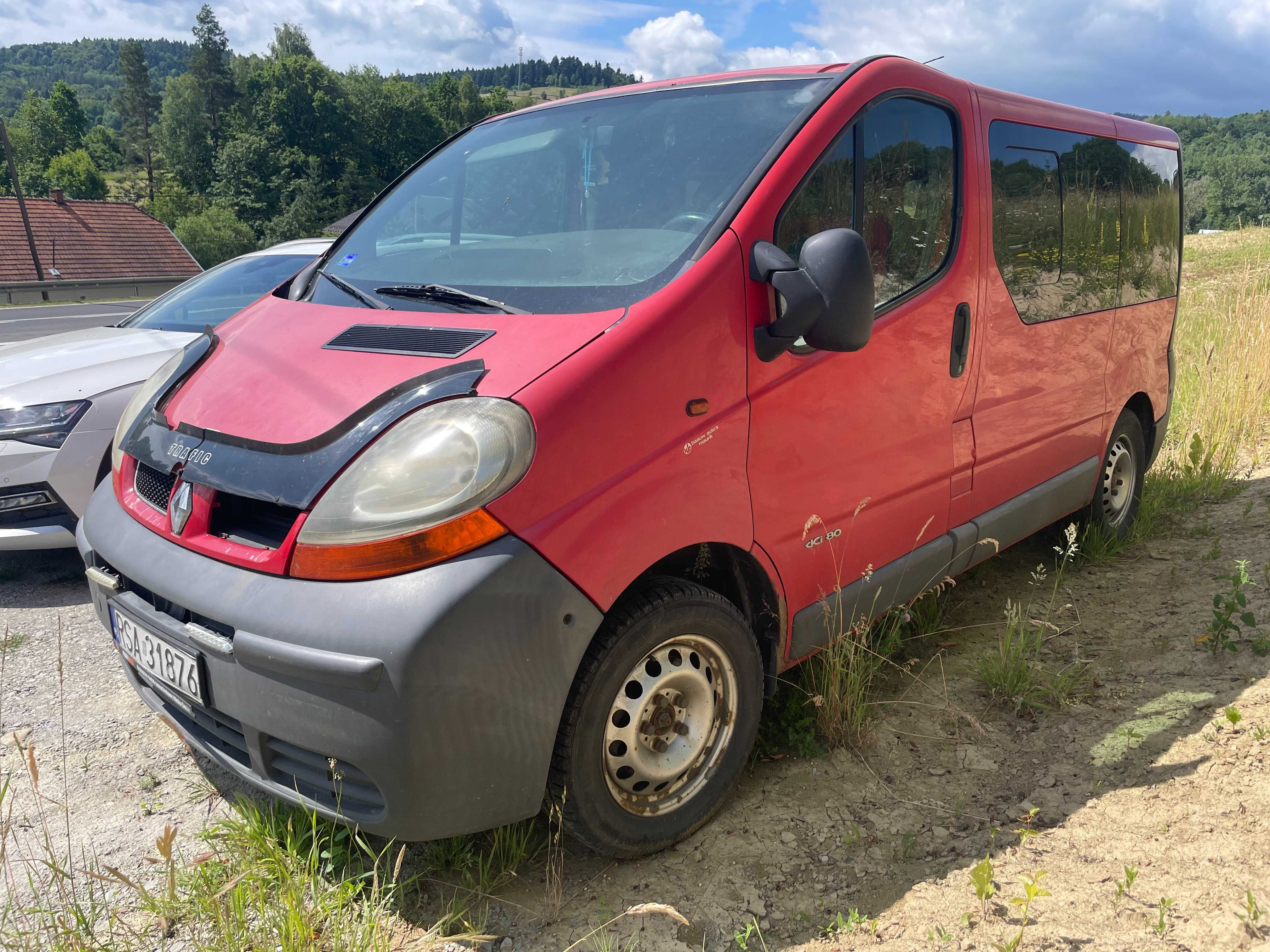 Renault Trafic 1,9 uszkodzony silnik