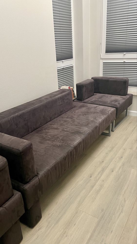 Zestaw kanapa/sofa i dwa fotele