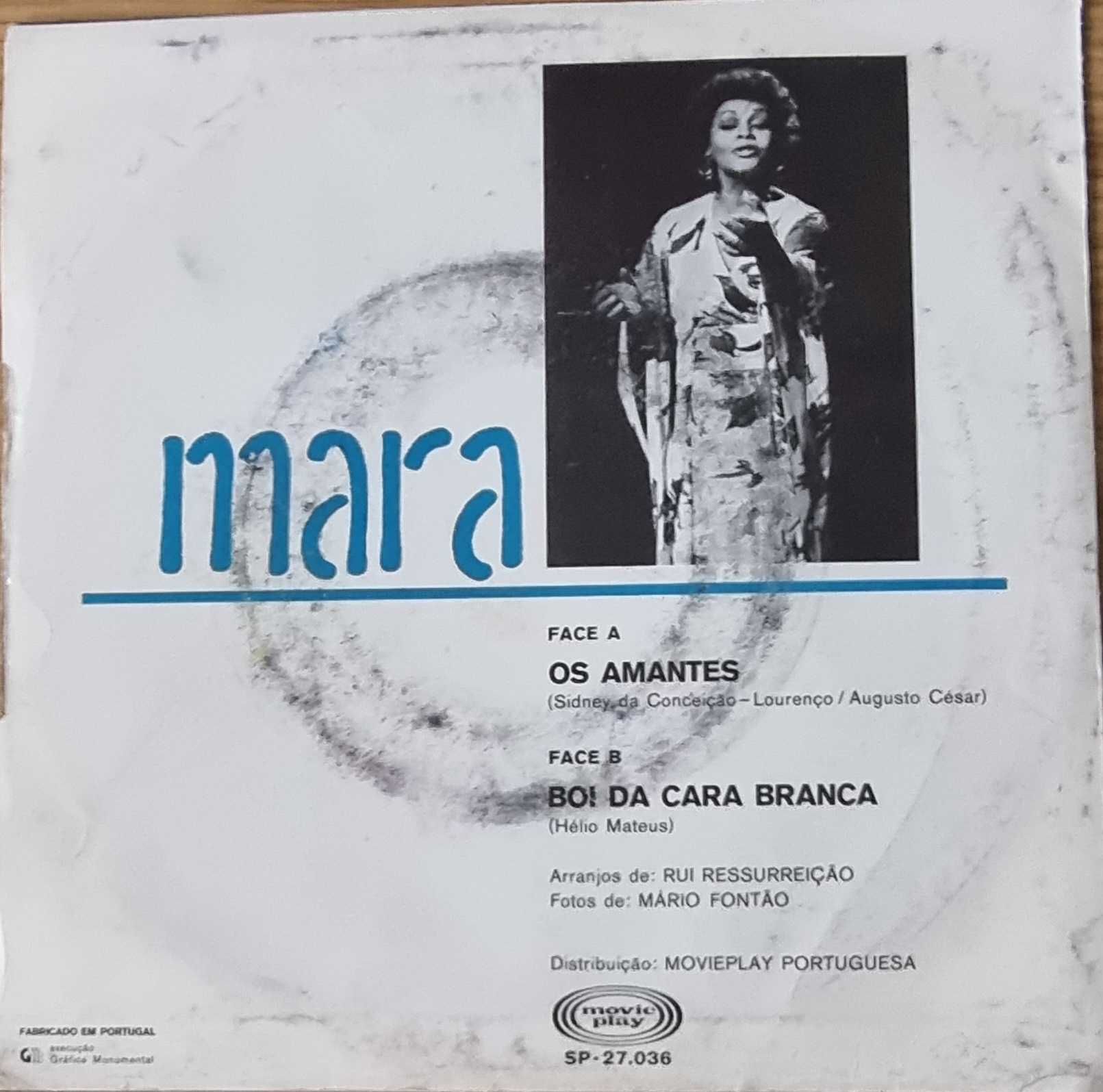 Disco Vinil 45 RPM Mara Abrantes