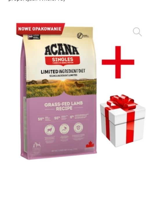 Сухий корм Acana grass fed lamb 17 кг