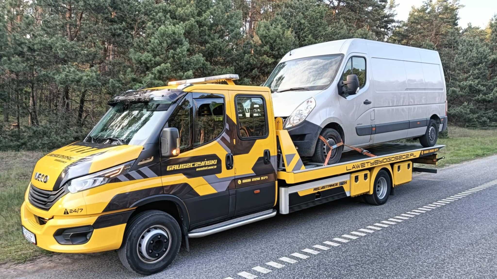 POMOC DROGOWA BYDGOSZCZ ALIDO, S5, A1, Laweta, Holowanie, Auto laweta