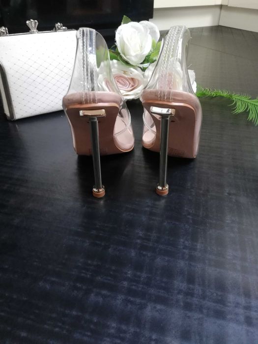 Piękne transparentne szpiki Bebo rozm. 35 Nowe