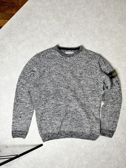 Свитер вязаный кофта Stone Island Винтаж оригинал размер L