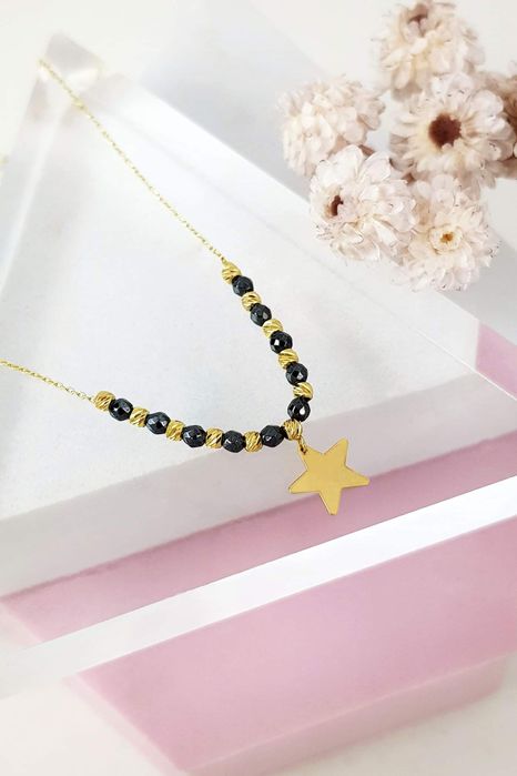 PROMOCJA !!!Złota celebrytka z gwiazdką