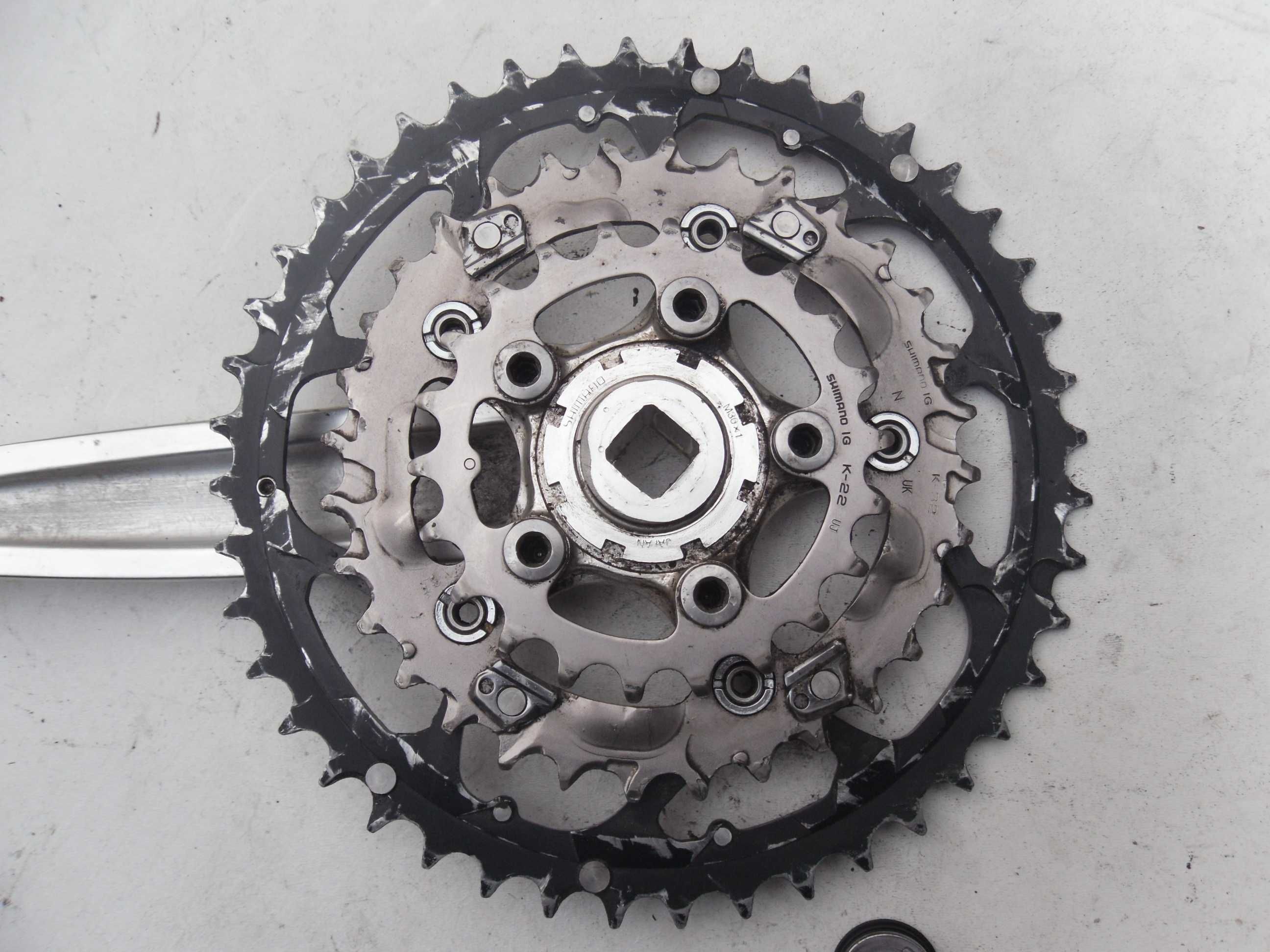 Shimano XT korby FC-M739 IG  22/32/42t Dł. 175mm Retro Polecam