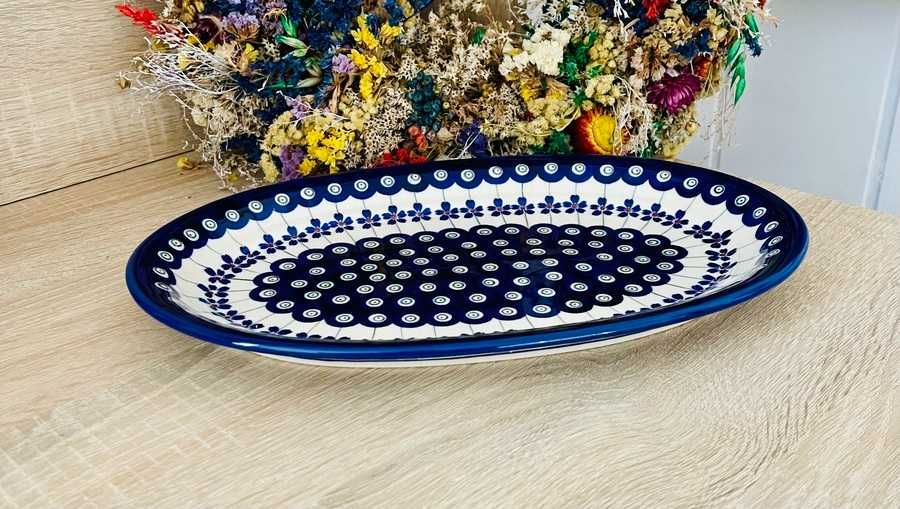 Ceramika Bolesławiec. Talerz – półmisek 36 cm (10579)