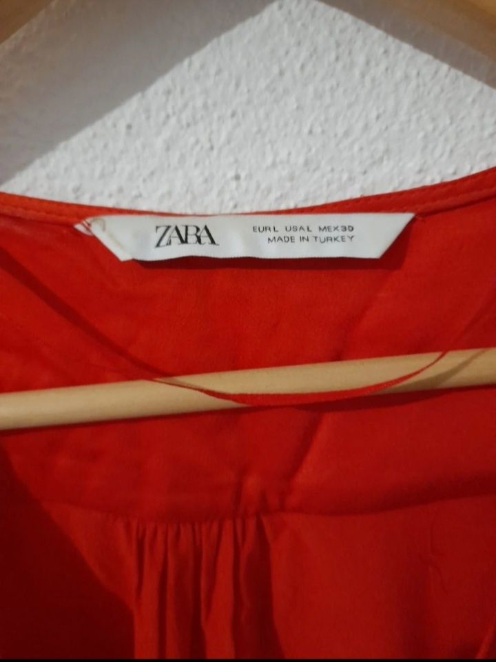 Vestido Vermelho Zara Tamanho L