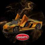 Opłatek na tort Bugatti Auto Samochód Logo Urodziny Tekst 30 40 50