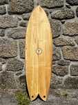 Prancha de Surf Retro Fish 5’7 (oca, de madeira Paulownia)