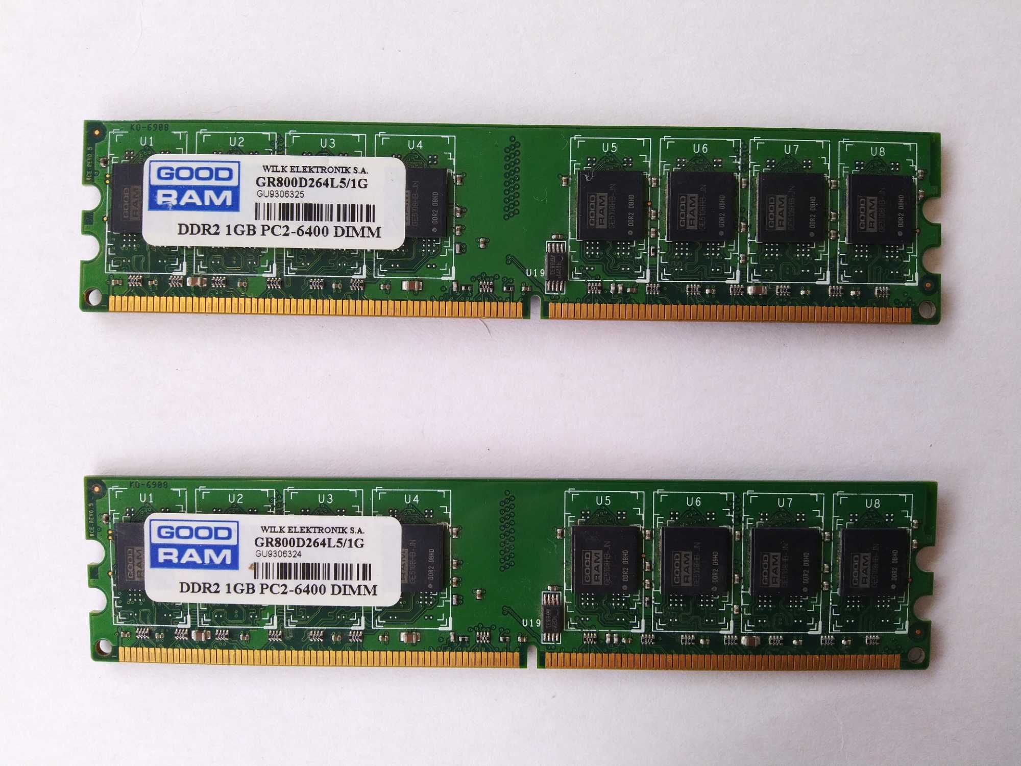Пам'ять GOODRAM DDR2 2Gb PC2-6400 DIMM – 2шт.