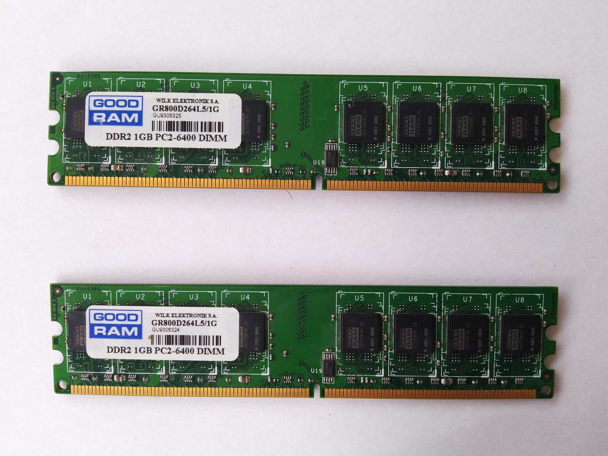 Память GOODRAM DDR2 2Gb PC2-6400 DIMM – 2шт.