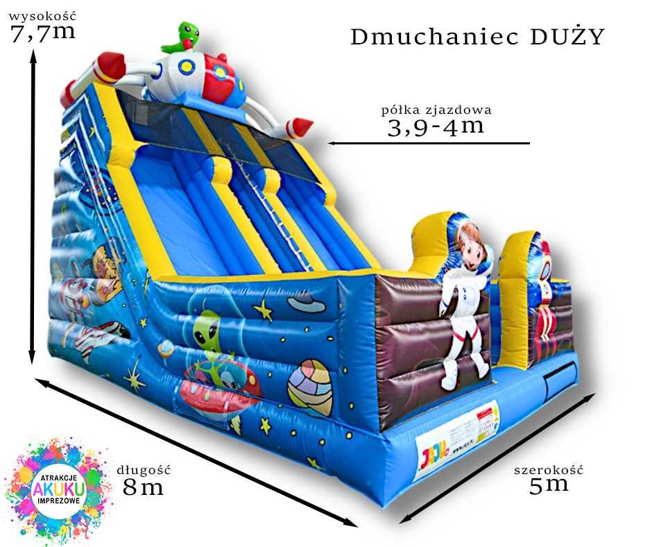 MEGA PROMOCJA duży dmuchaniec + wata cukrowa + piniata WARTO!