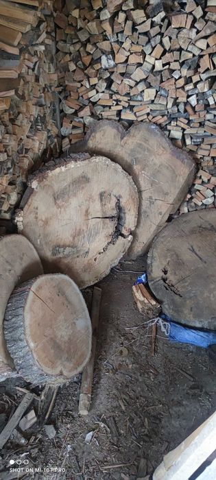 Plastry dębowe na stolik