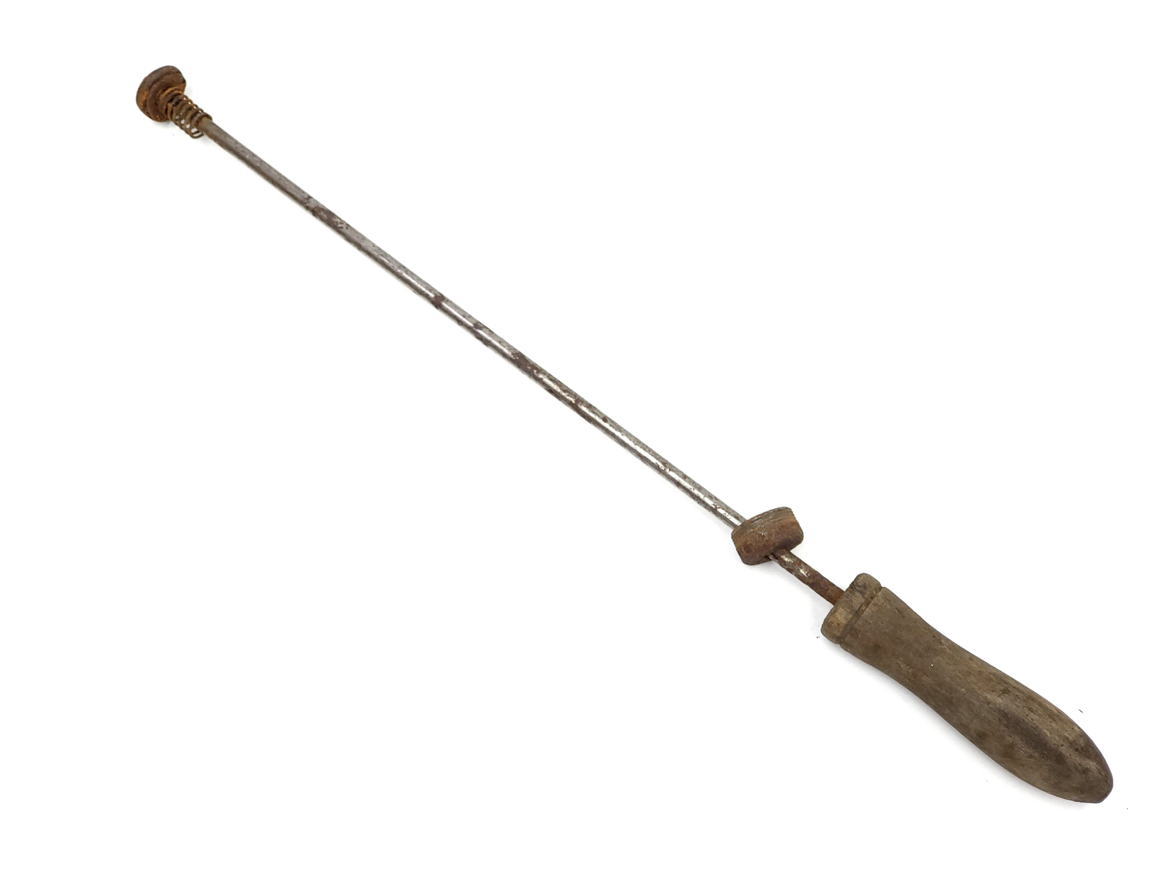 Tłoczek ramię pompki ZZR Romet drewniana rączka PRL 38-39 cm