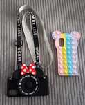 2 szt etui Samsung Galaxy A41 plecki Pop It case Minnie portfelik