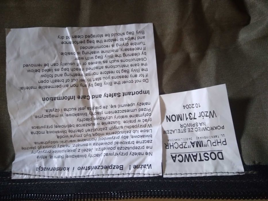 Norka namiot wojskowy wz 731 MON