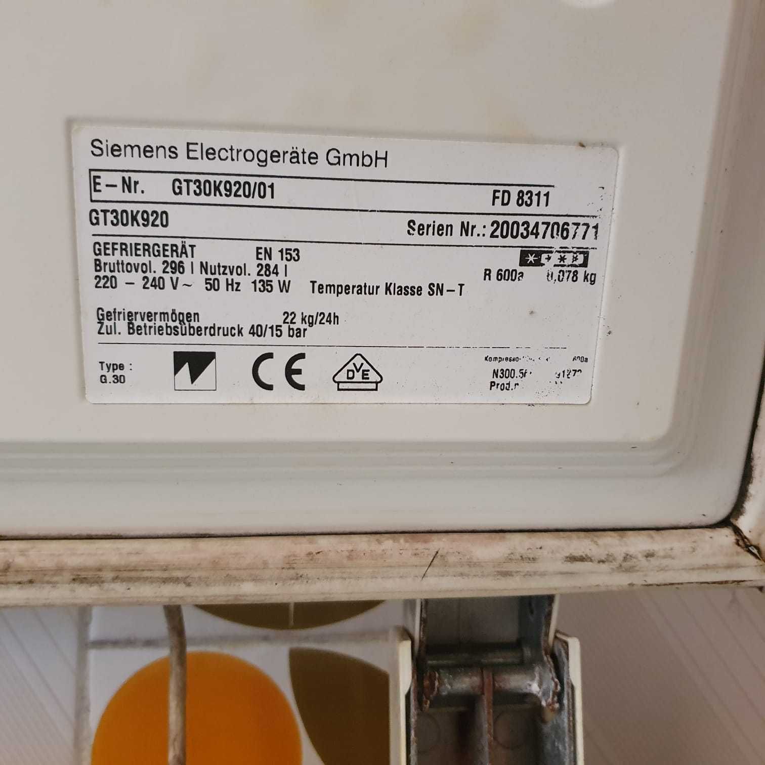 Arca congeladora Siemens