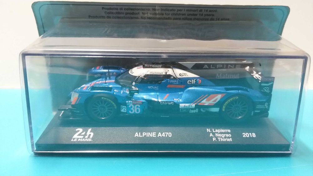 Alpine A470 #36: 24h Le Mans 2018 (Venc Classe) - IXO Collections 1/43