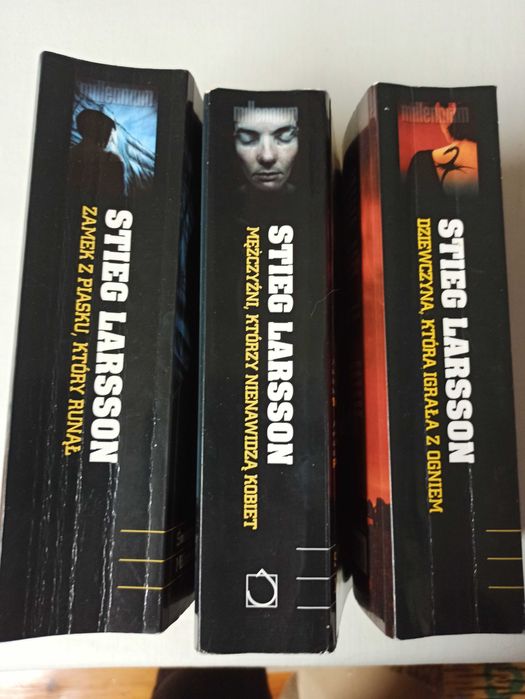 3x STIEG LARSSON Mężczyźni..Dziewczyna która..,Zamek z piasku ...