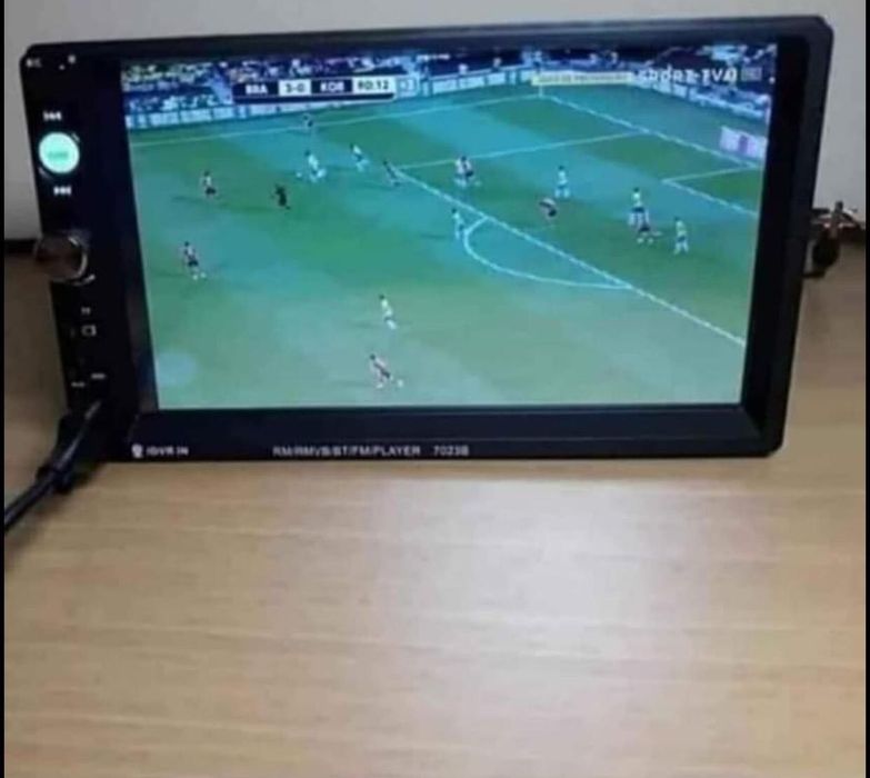 Auto-Rádio 2 din Bluetooth,Kit mãos livres,microfone e mirrorlink Novo