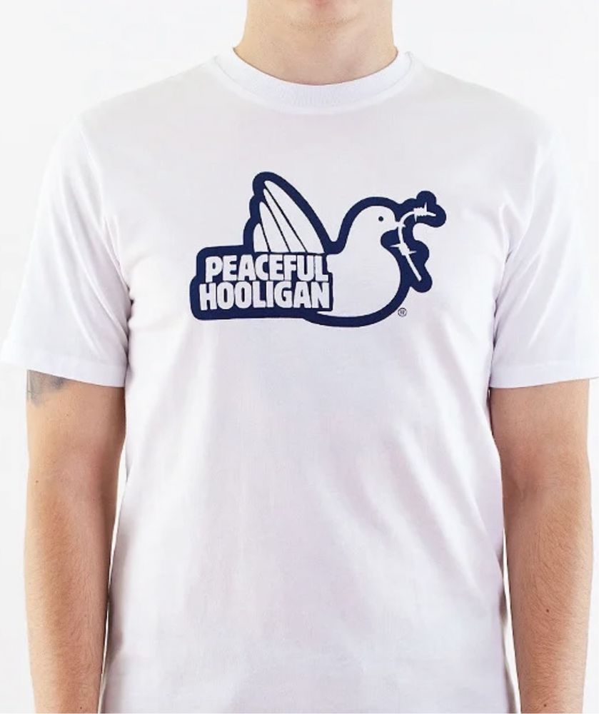 Мужские футболки Peaceful Hooligan отличный подарок