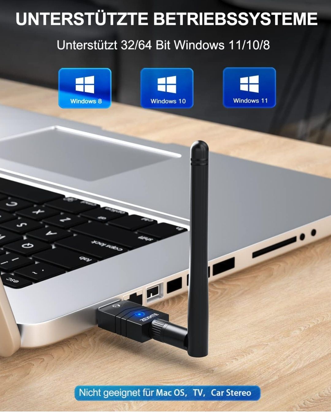 Adapter USB Bluetooth 5.3 EDR Plug and Play