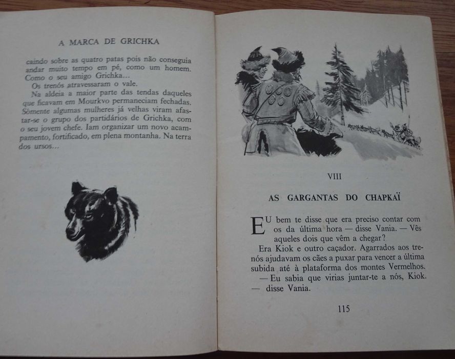 A Marca de Grichka de René Guillot - 1ª Edição 1974