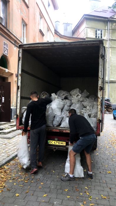 Вивіз сміття хламу чистка підвалів гаражів квартир утилізація сміття