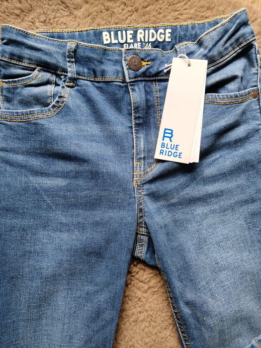 Spodnie jeansowe Flare r.146 Blue Ridge