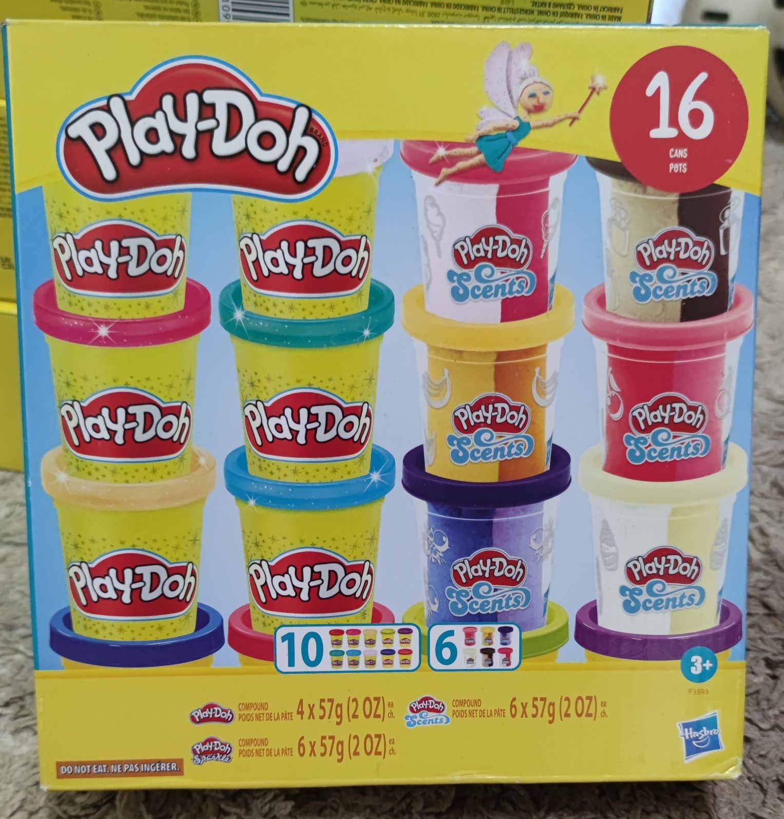 Продам набір play doh sparkle, 16 банок пластиліну, 730 грн