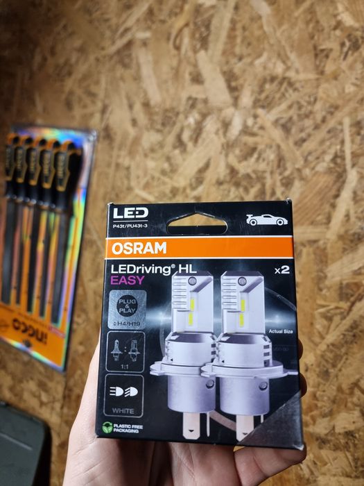 Светодиодные лампы, комплект H4 H19 оригинал Osram
