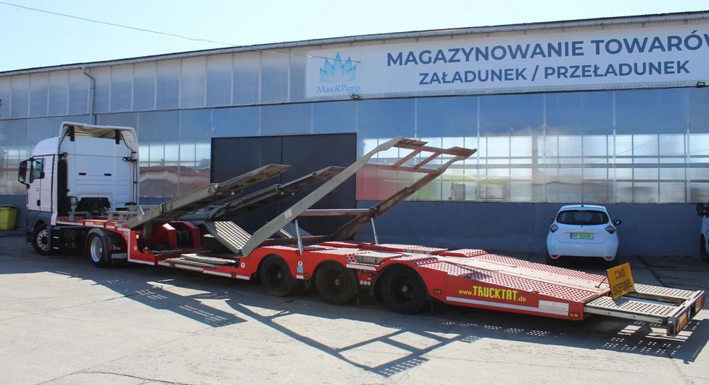 Kassbohrer FLEX - 2017 rok, osie BPW  Naczepa do przewozu pojazdów, Kassbohrer FLEX - 2017 rok, osie BPW