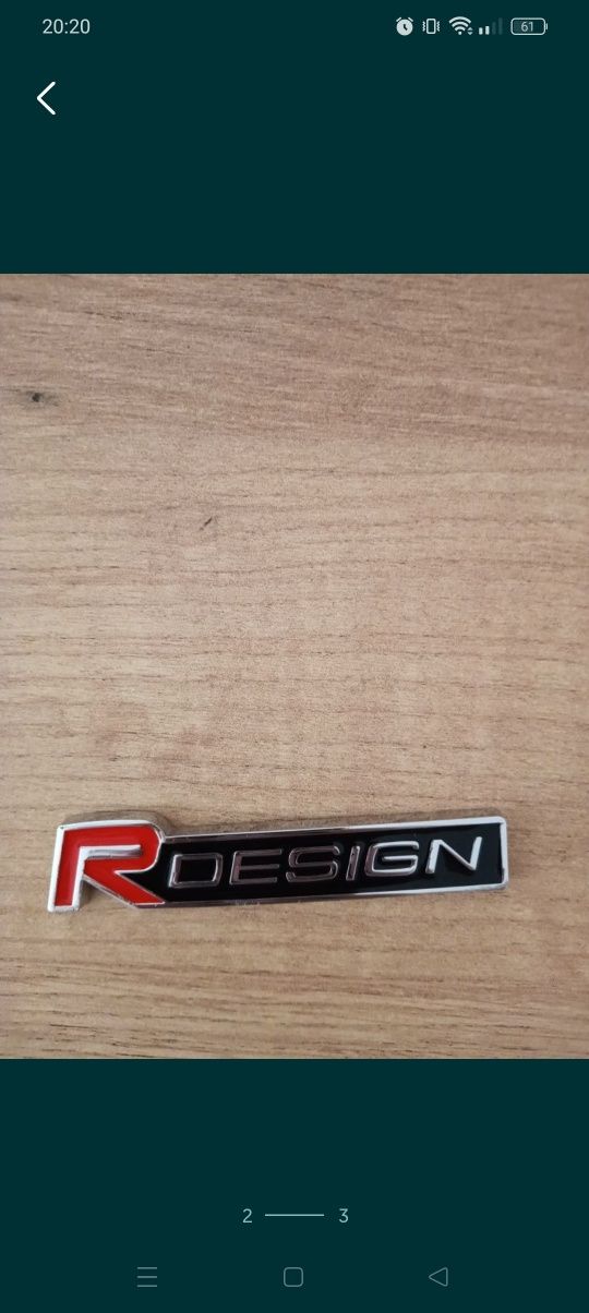 Jak Nowy Emblemat Logo Znaczek Volvo R design