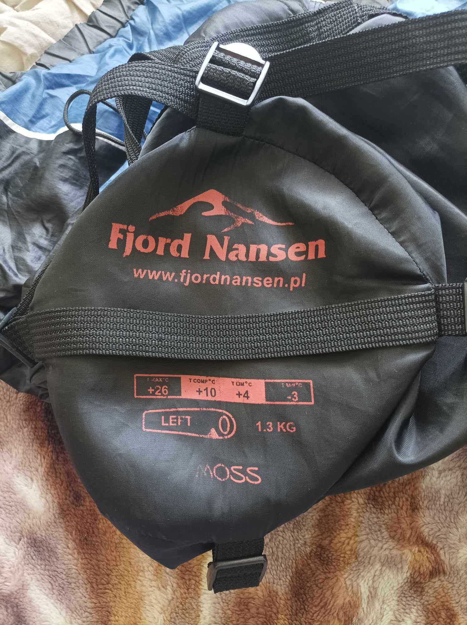 Śpiwór dziecięcy Fjord Nansen Moss