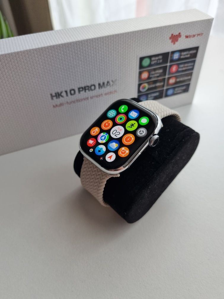 Smartwatch HK10 PRO MAX 46mm srebrny