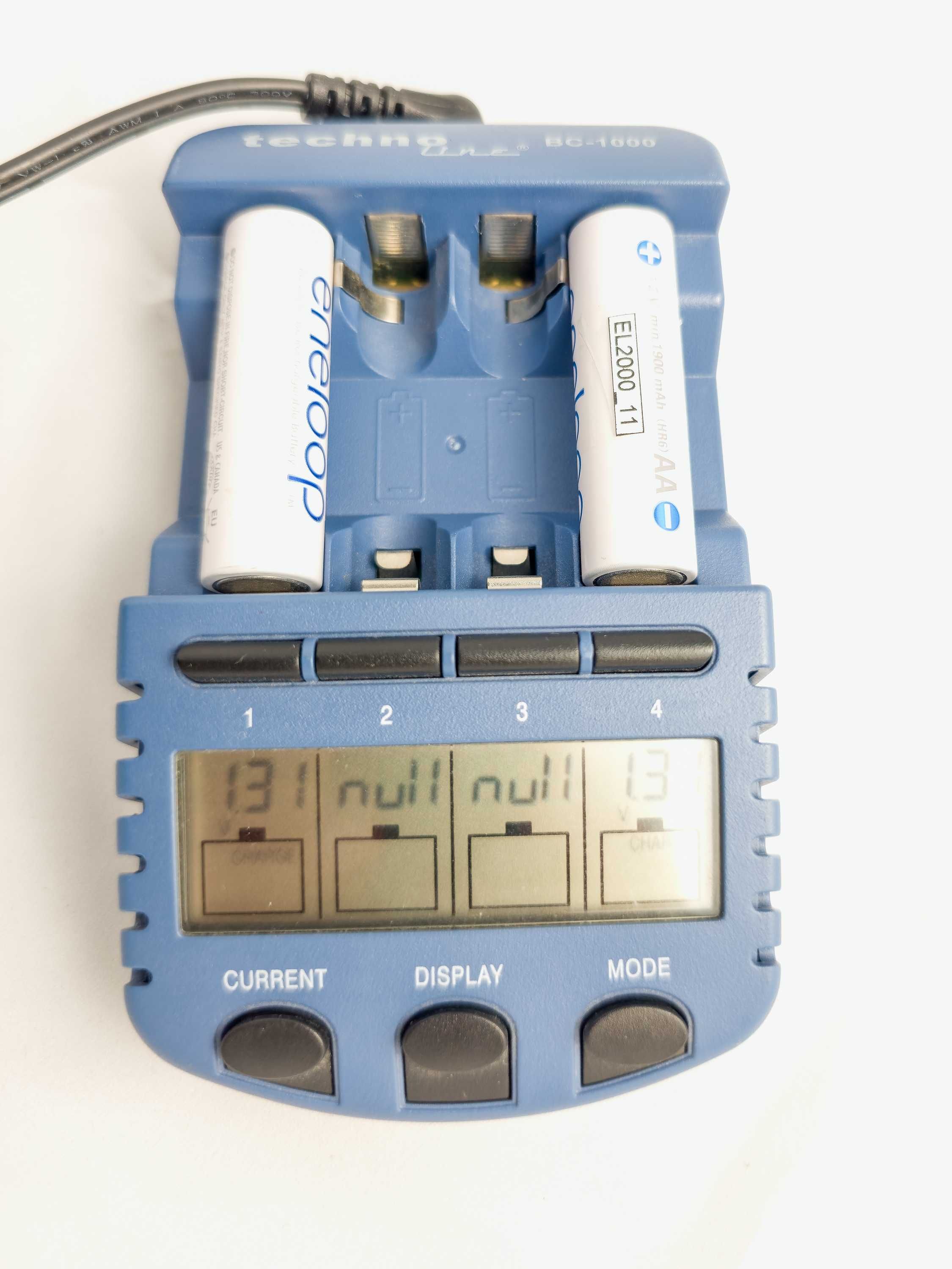 Technoline BC-1000, ładowarka procesorowa AA/AAA/NiMh/NiCd