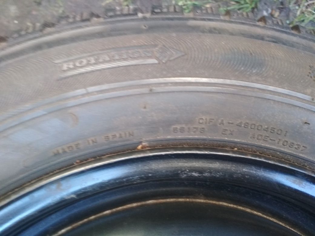 Резина з диском firestone 195,65,R15 зима