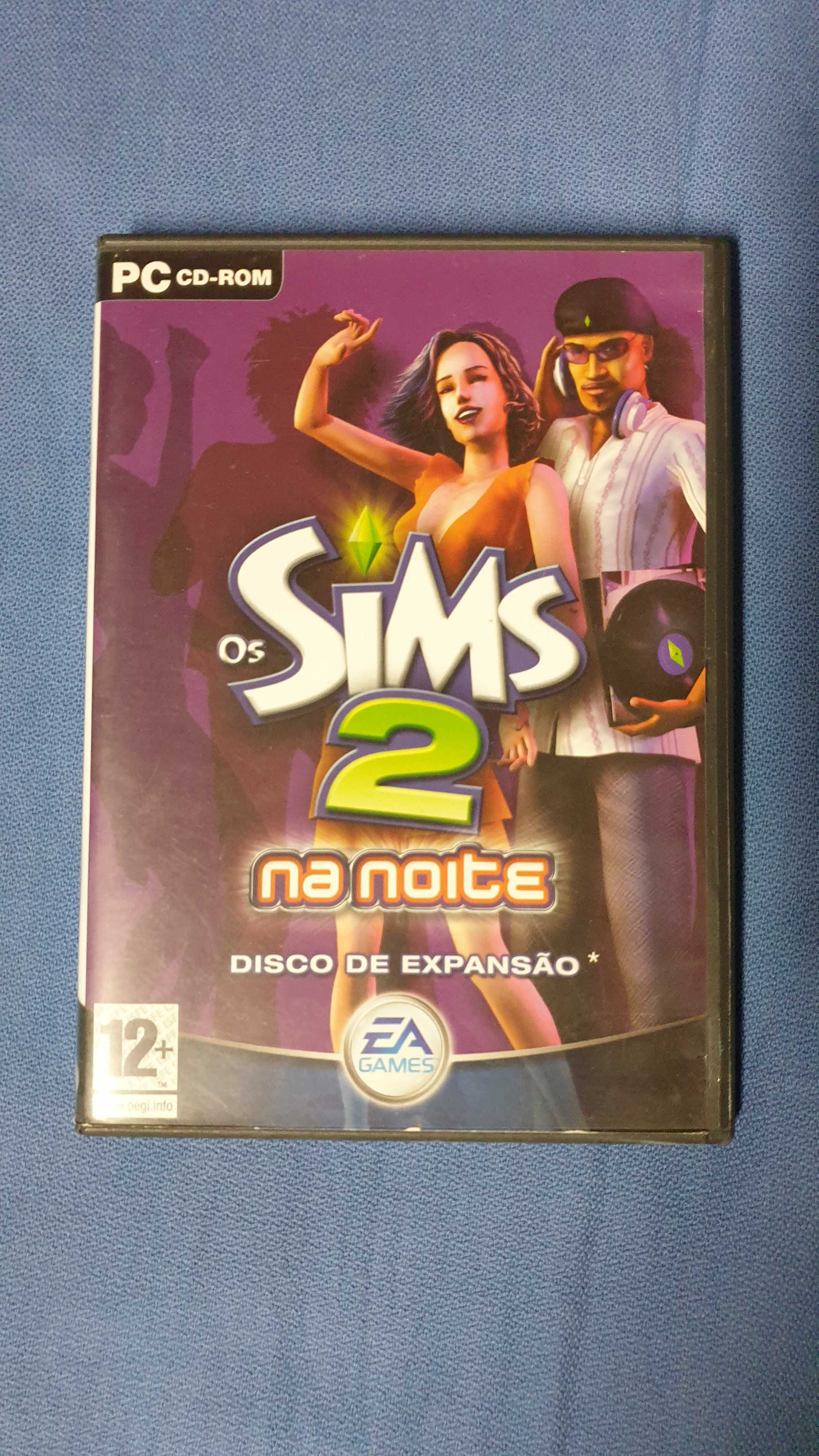 Jogo The Sims 2 na noite, para PC
